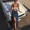 The Dolce Vita Scarf Print Skirt